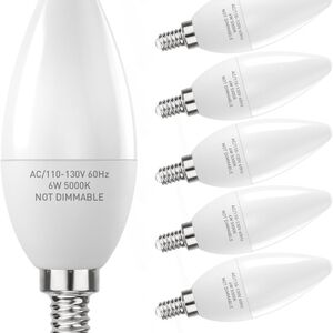 White LED Light Bulbs Set
